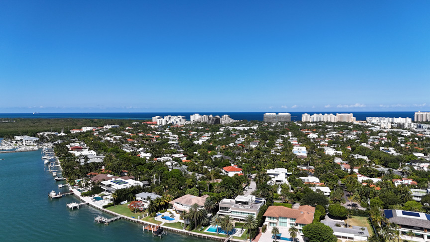 Key Biscayne from above