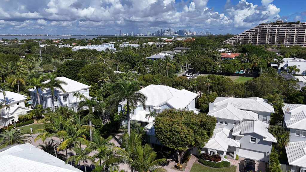 Grand Bay Estates Key Biscayne Aerial View